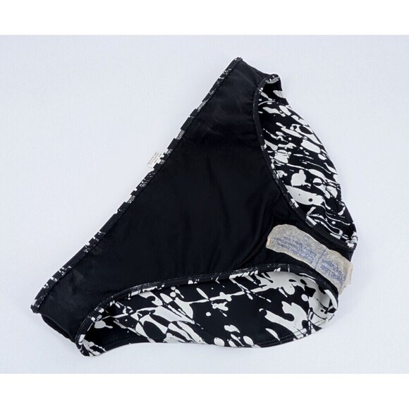 Shape Fx Swim Bikini Bottom Womens 18 Black Abstract Print Tummy Control Resort - Picture 5 of 10